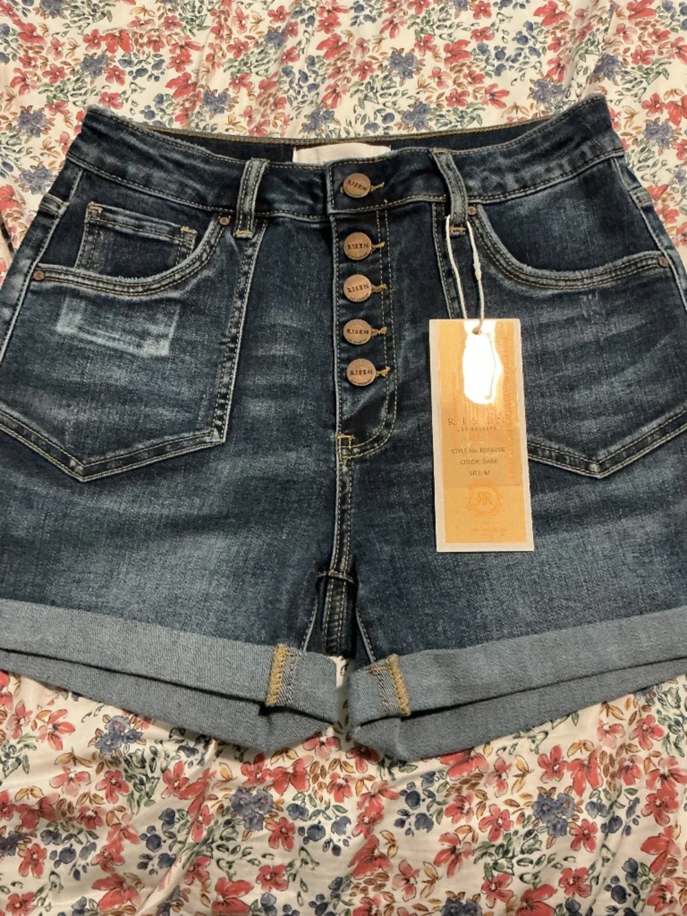 NWT Risen Denim Shorts